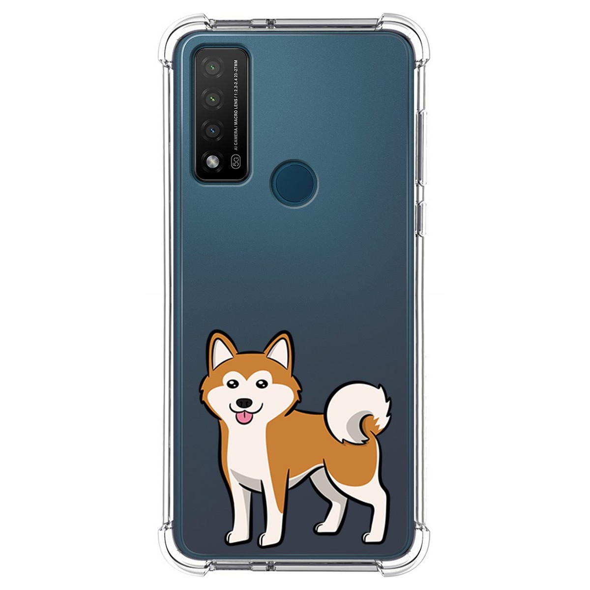 Funda Silicona Antigolpes para TCL 20 R 5G diseño Perros 02 Dibujos
