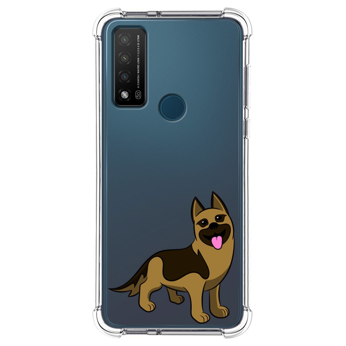 Funda Silicona Antigolpes para TCL 20 R 5G diseño Perros 03 Dibujos