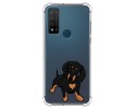 Funda Silicona Antigolpes para TCL 20 R 5G diseño Perros 04 Dibujos