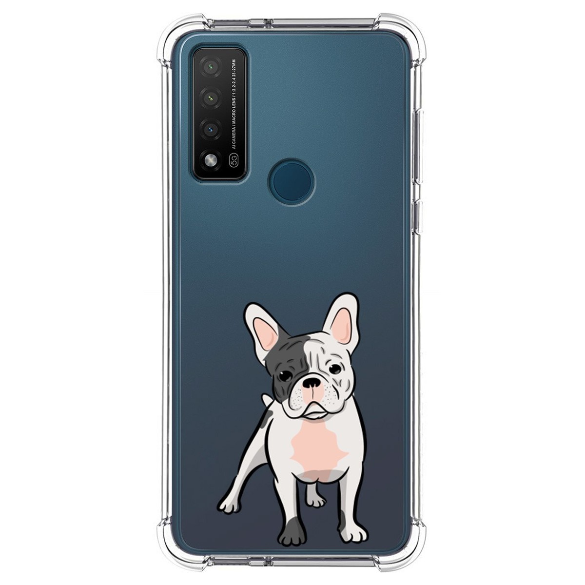 Funda Silicona Antigolpes para TCL 20 R 5G diseño Perros 06 Dibujos