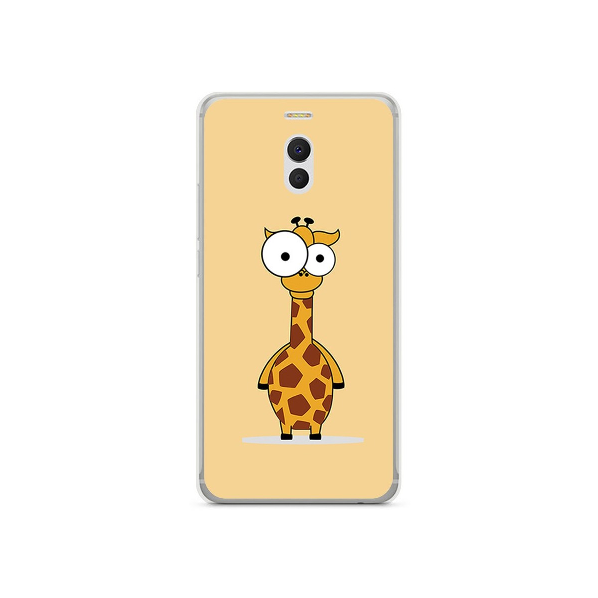 Funda Gel Tpu para Meizu M6 Note Diseño Jirafa Dibujos