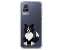 Funda Silicona Antigolpes para Vivo V21 5G diseño Perros 01 Dibujos