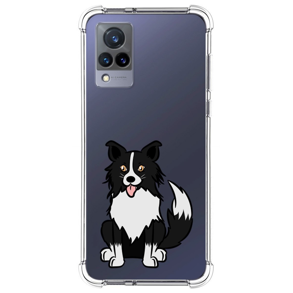 Funda Silicona Antigolpes para Vivo V21 5G diseño Perros 01 Dibujos