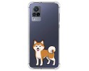 Funda Silicona Antigolpes para Vivo V21 5G diseño Perros 02 Dibujos