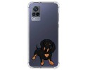 Funda Silicona Antigolpes para Vivo V21 5G diseño Perros 04 Dibujos