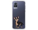 Funda Silicona Antigolpes para Vivo V21 5G diseño Perros 05 Dibujos