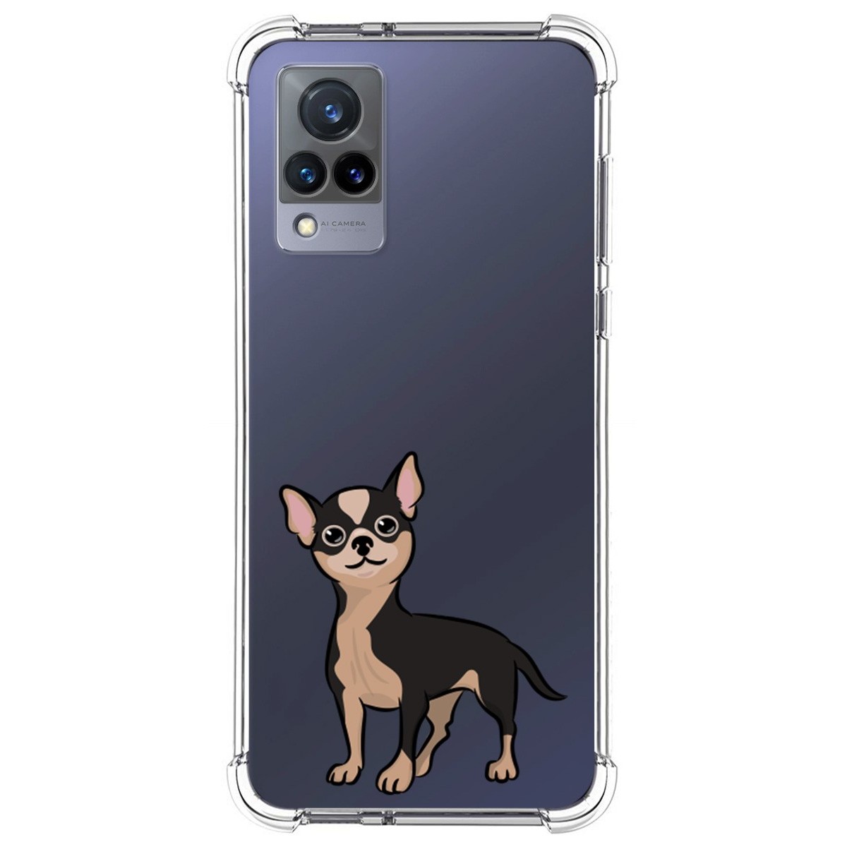 Funda Silicona Antigolpes para Vivo V21 5G diseño Perros 05 Dibujos