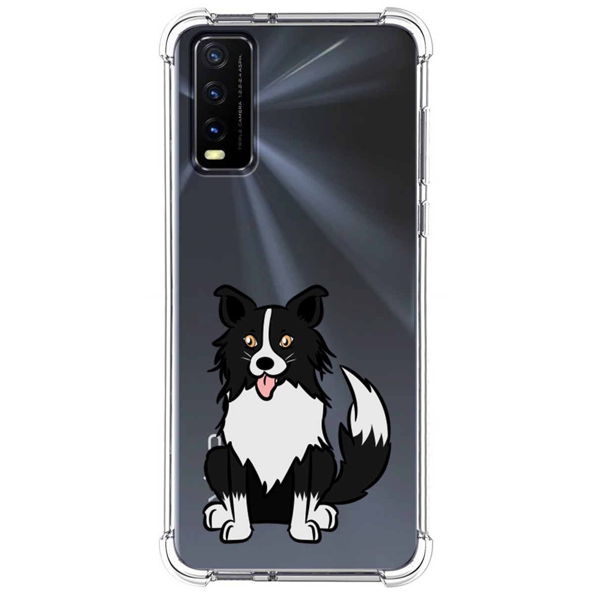 Funda Silicona Antigolpes para Vivo Y20s / Y11s diseño Perros 01 Dibujos