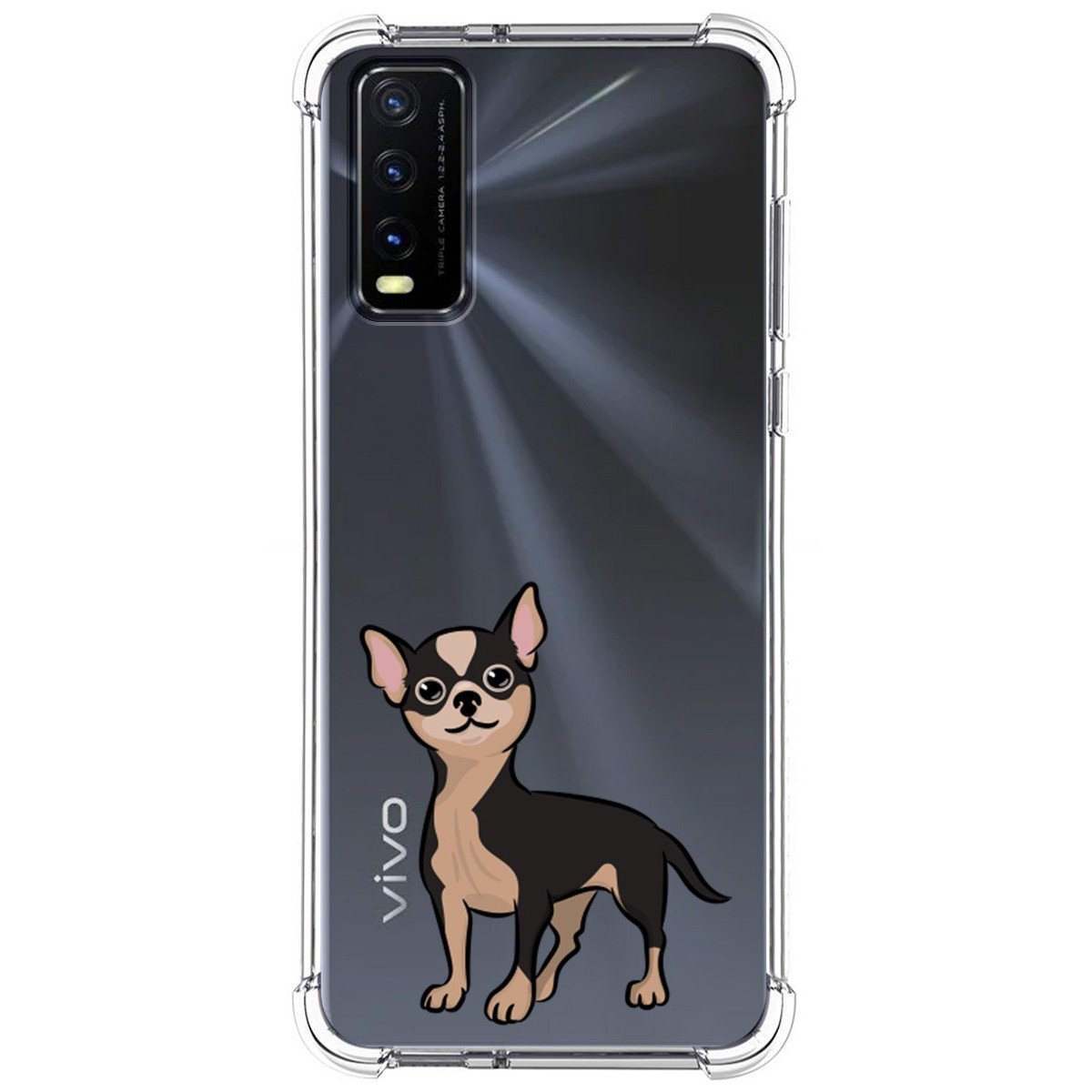 Funda Silicona Antigolpes para Vivo Y20s / Y11s diseño Perros 05 Dibujos