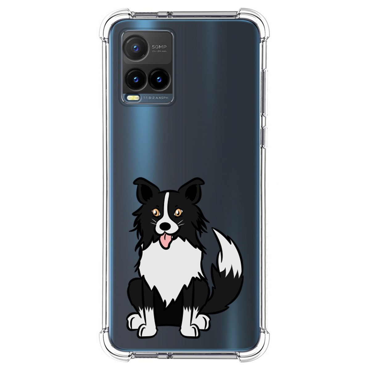 Funda Silicona Antigolpes para Vivo Y21 / Y21s / Y33s diseño Perros 01 Dibujos