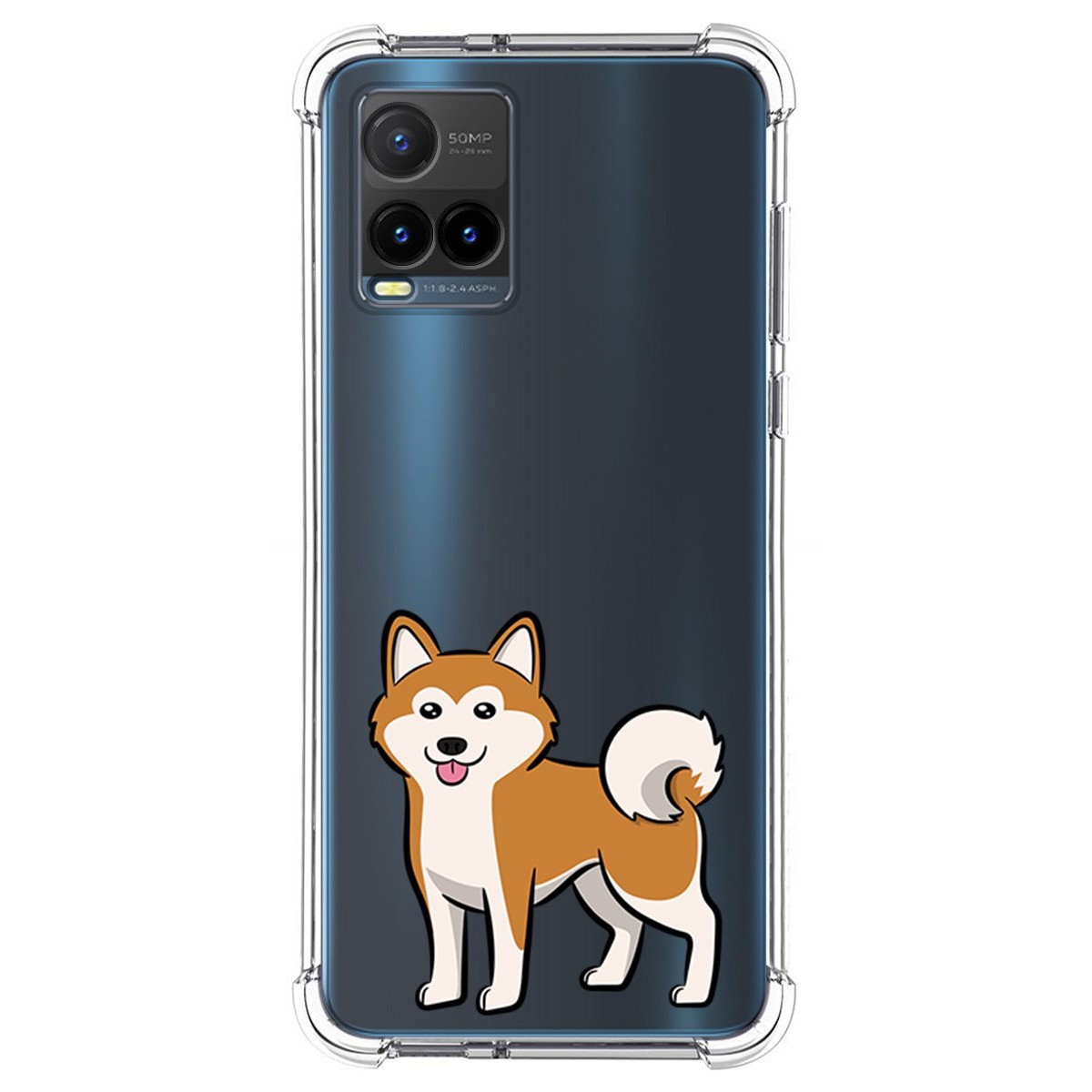 Funda Silicona Antigolpes para Vivo Y21 / Y21s / Y33s diseño Perros 02 Dibujos