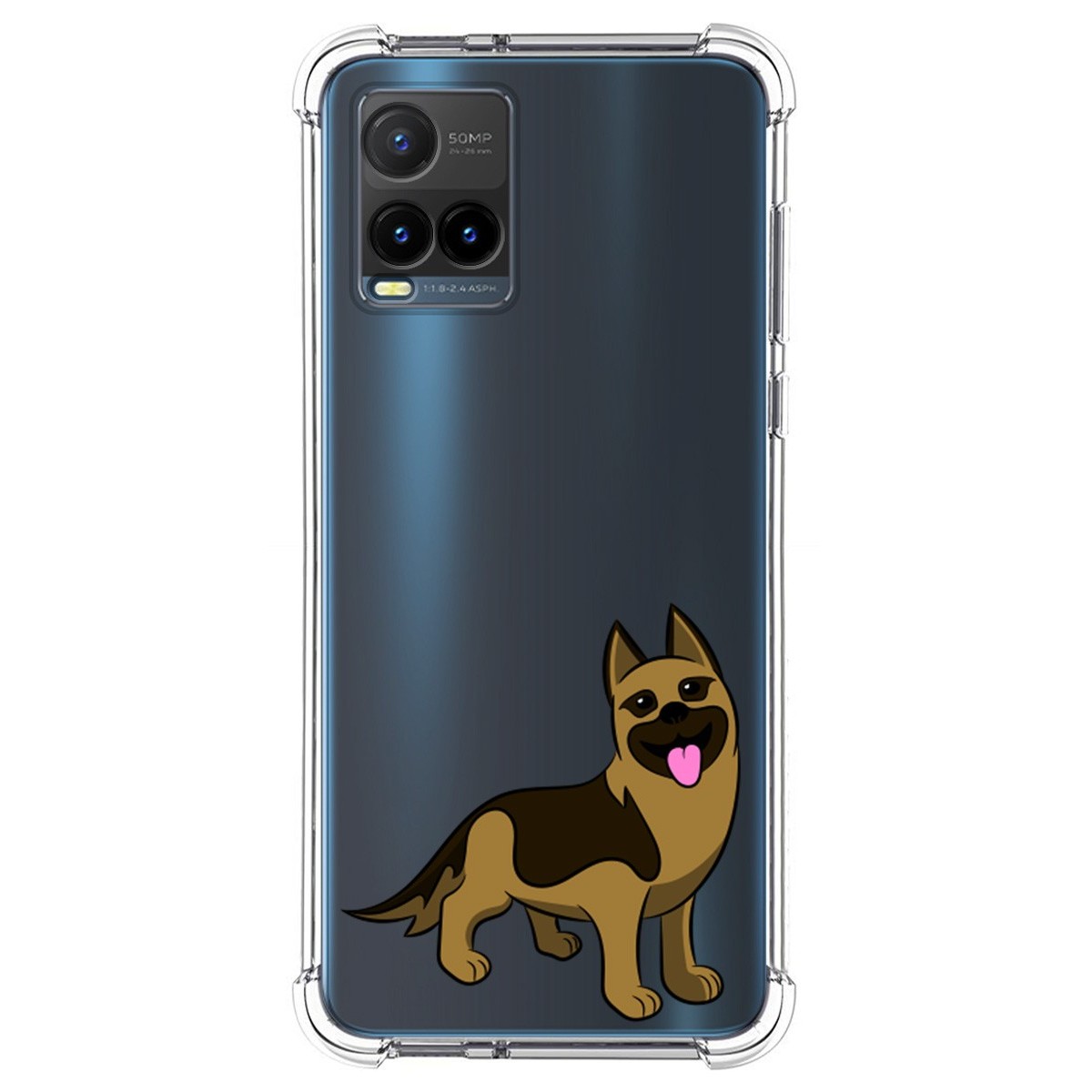 Funda Silicona Antigolpes para Vivo Y21 / Y21s / Y33s diseño Perros 03 Dibujos