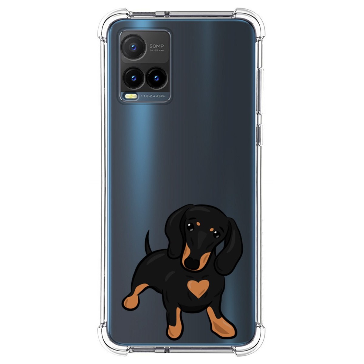 Funda Silicona Antigolpes para Vivo Y21 / Y21s / Y33s diseño Perros 04 Dibujos