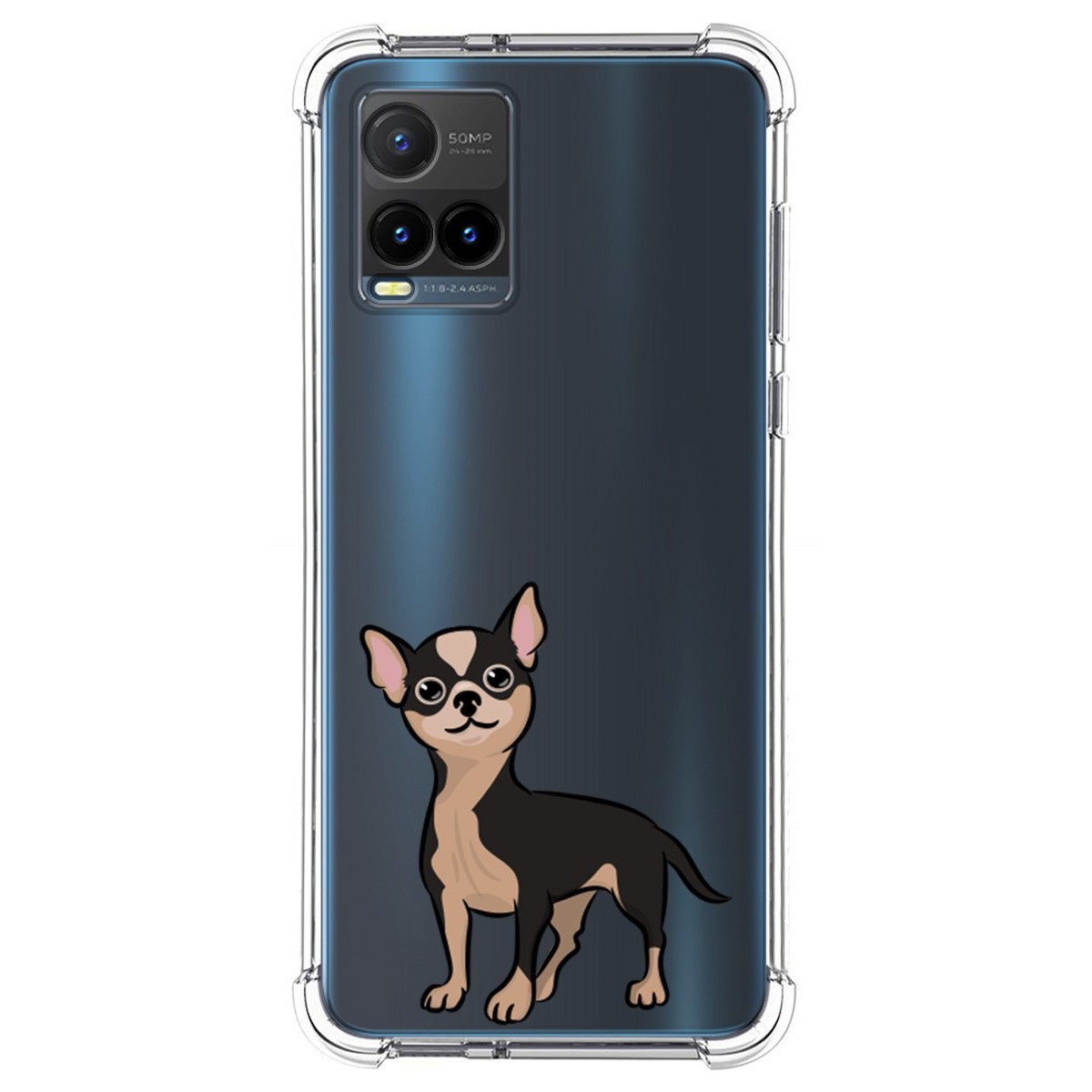 Funda Silicona Antigolpes para Vivo Y21 / Y21s / Y33s diseño Perros 05 Dibujos