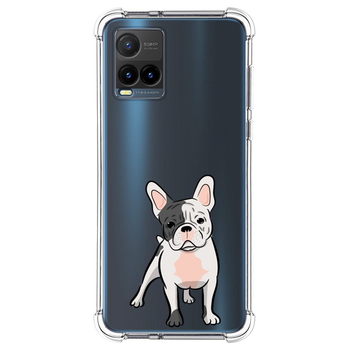 Funda Silicona Antigolpes para Vivo Y21 / Y21s / Y33s diseño Perros 06 Dibujos