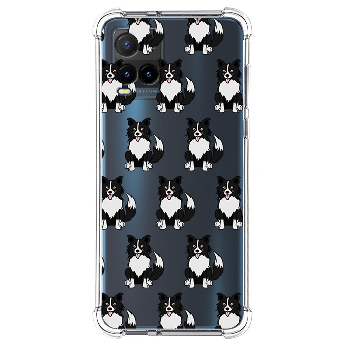 Funda Silicona Antigolpes para Vivo Y21 / Y21s / Y33s diseño Perros 07 Dibujos