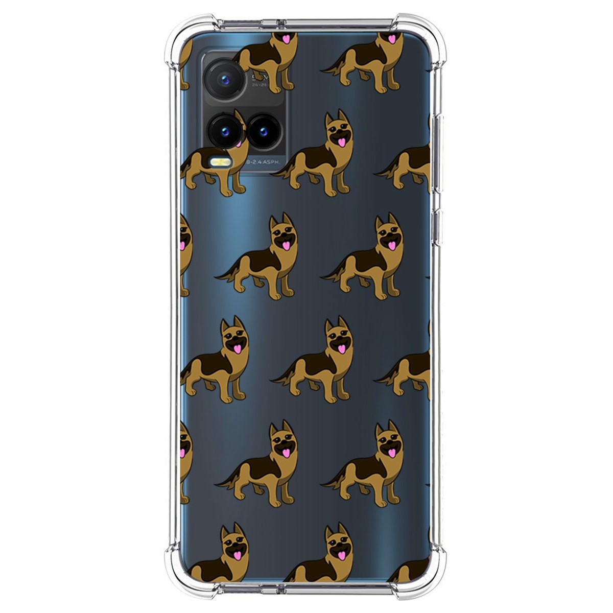 Funda Silicona Antigolpes para Vivo Y21 / Y21s / Y33s diseño Perros 09 Dibujos