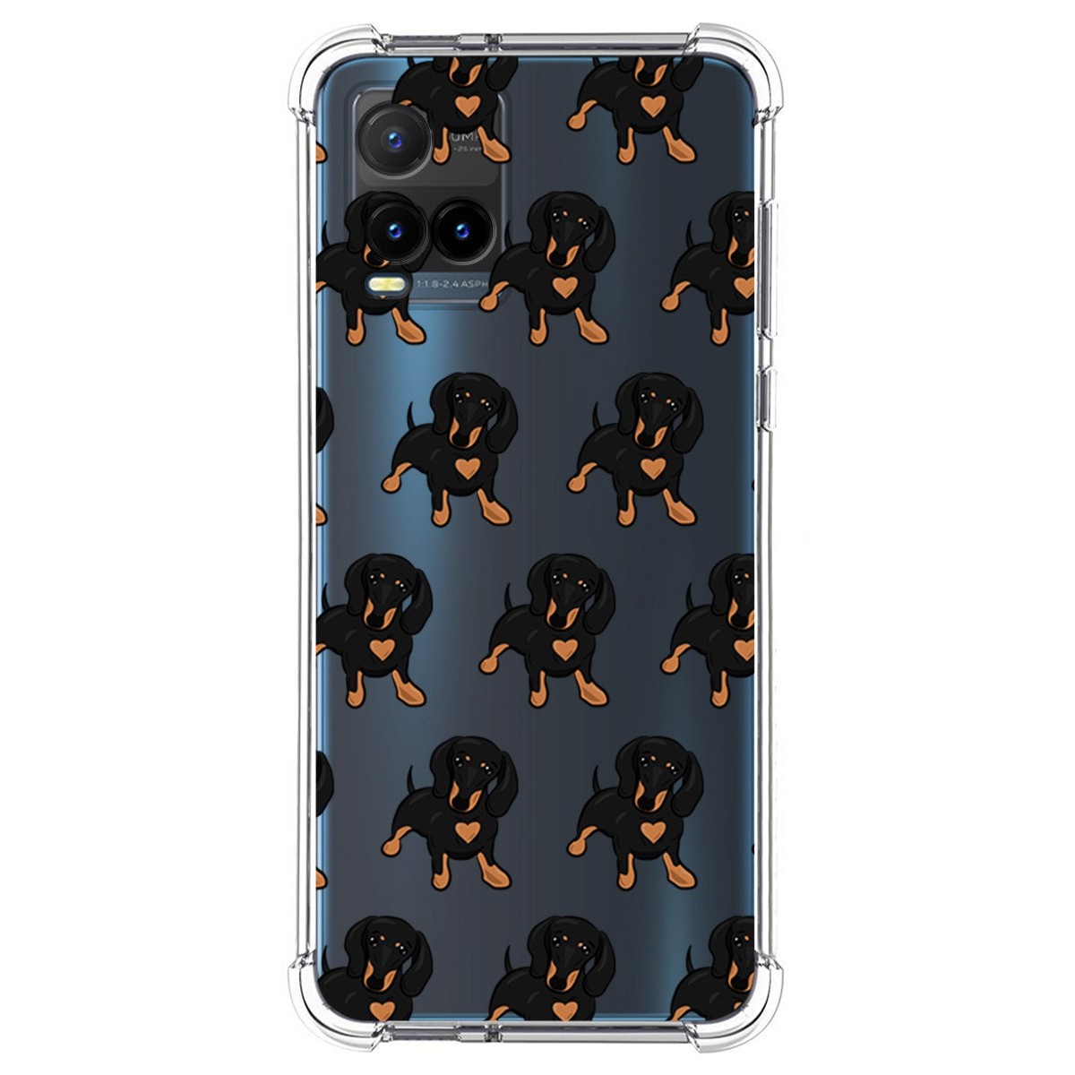 Funda Silicona Antigolpes para Vivo Y21 / Y21s / Y33s diseño Perros 10 Dibujos