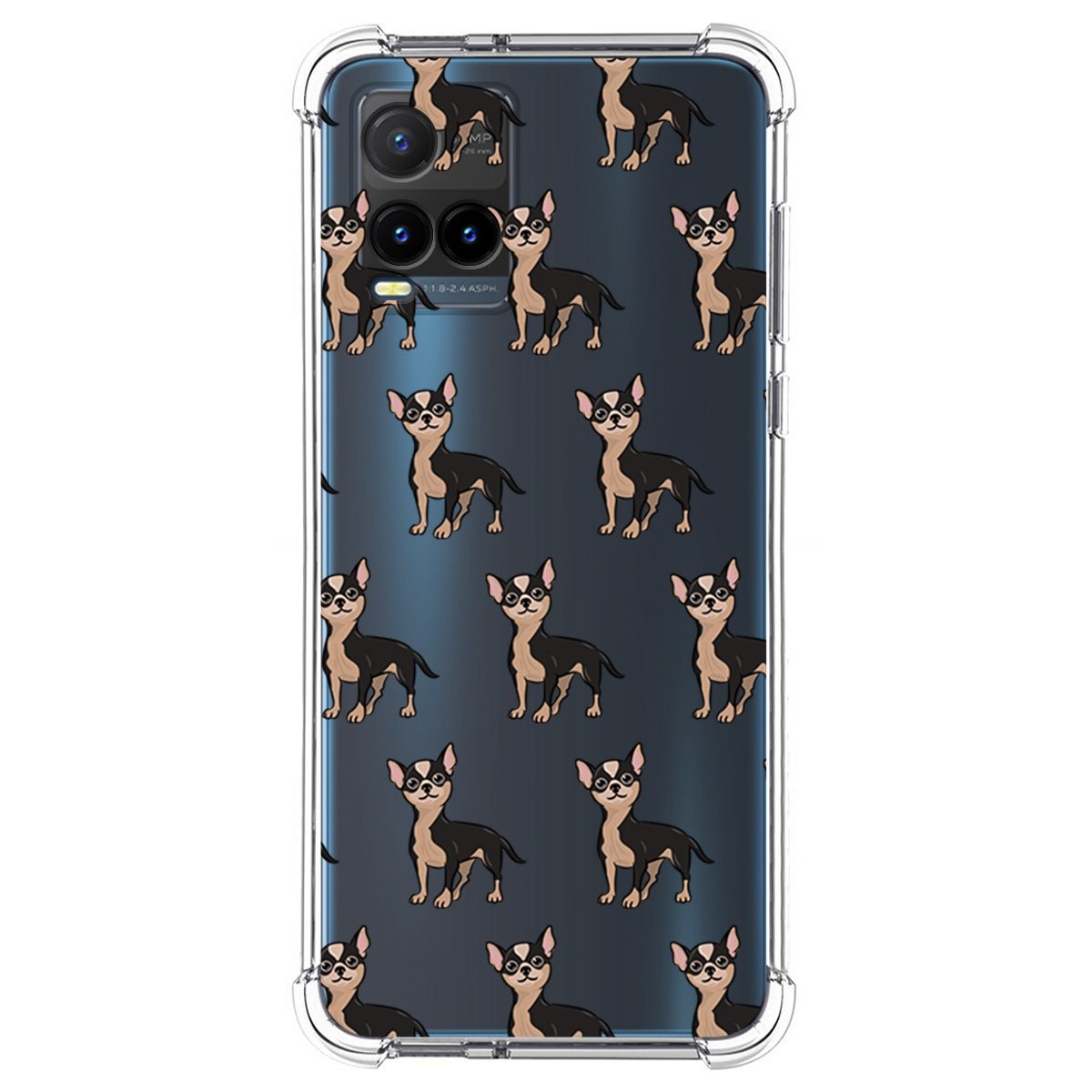 Funda Silicona Antigolpes para Vivo Y21 / Y21s / Y33s diseño Perros 11 Dibujos