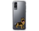 Funda Silicona Antigolpes para Vivo Y52 5G / Y72 5G diseño Perros 03 Dibujos