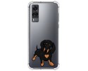 Funda Silicona Antigolpes para Vivo Y52 5G / Y72 5G diseño Perros 04 Dibujos