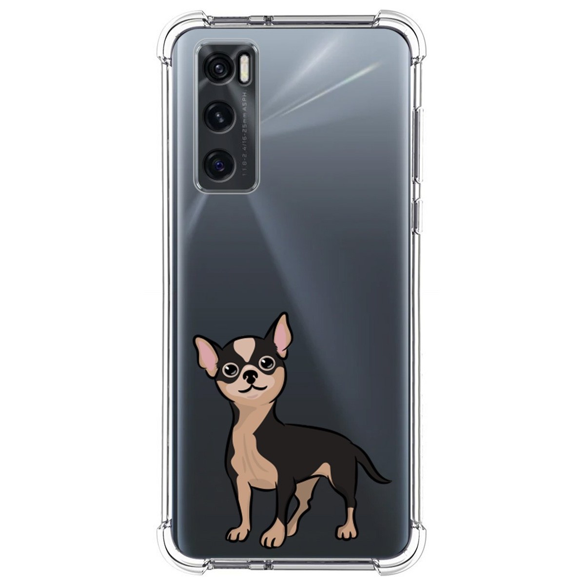 Funda Silicona Antigolpes para Vivo Y70 diseño Perros 05 Dibujos