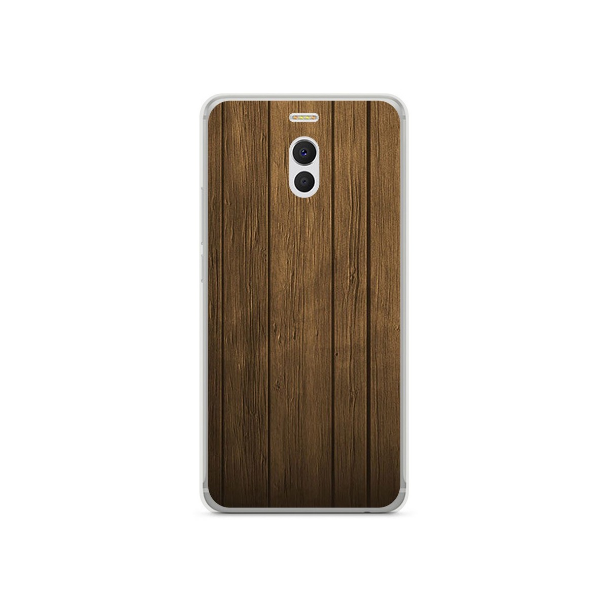 Funda Gel Tpu para Meizu M6 Note Diseño Madera Dibujos