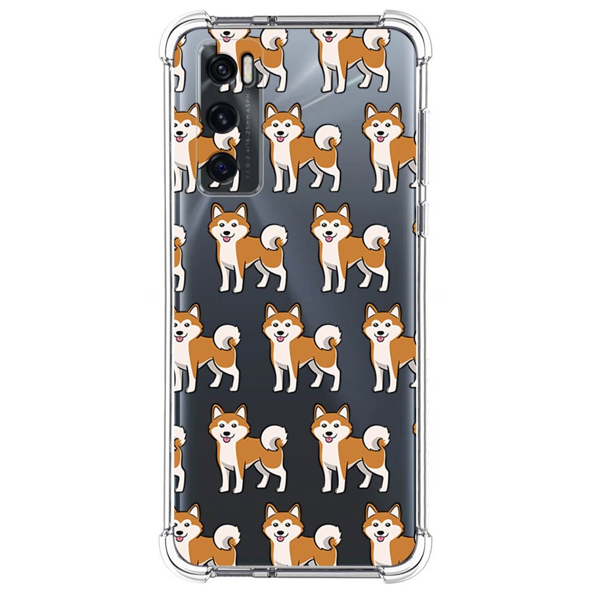Funda Silicona Antigolpes para Vivo Y70 diseño Perros 08 Dibujos