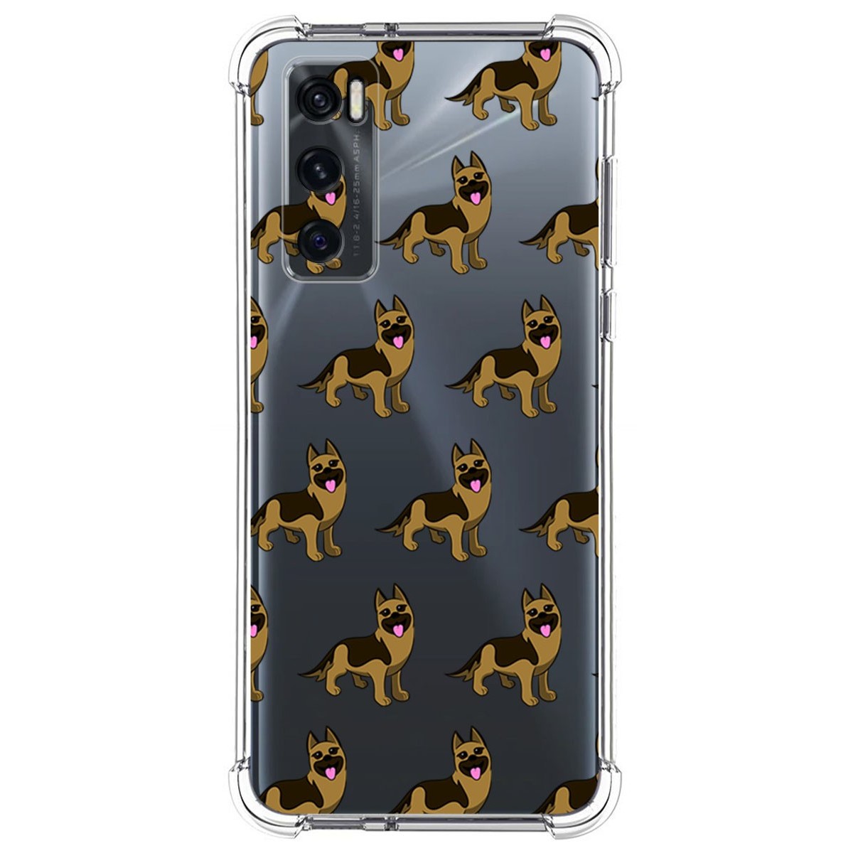 Funda Silicona Antigolpes para Vivo Y70 diseño Perros 09 Dibujos