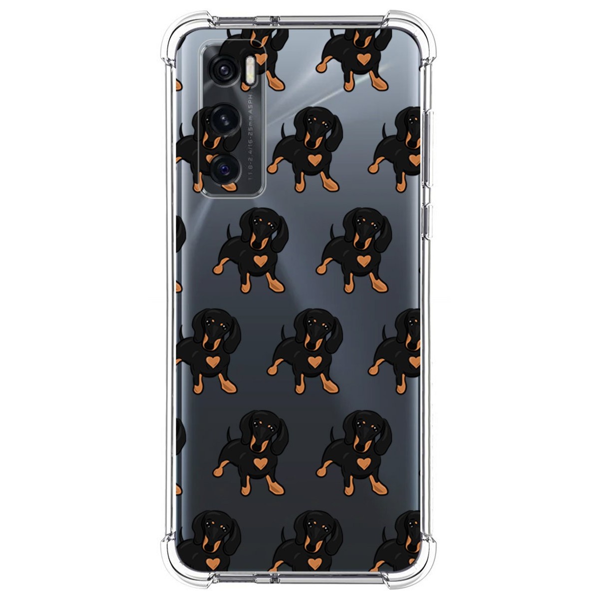 Funda Silicona Antigolpes para Vivo Y70 diseño Perros 10 Dibujos