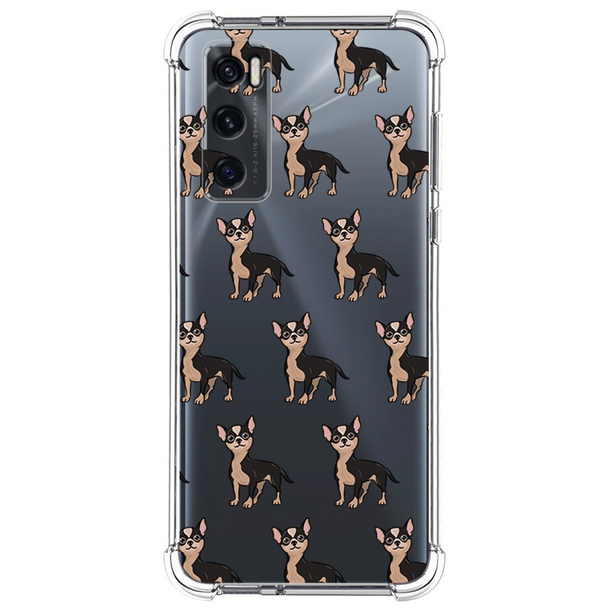 Funda Silicona Antigolpes para Vivo Y70 diseño Perros 11 Dibujos
