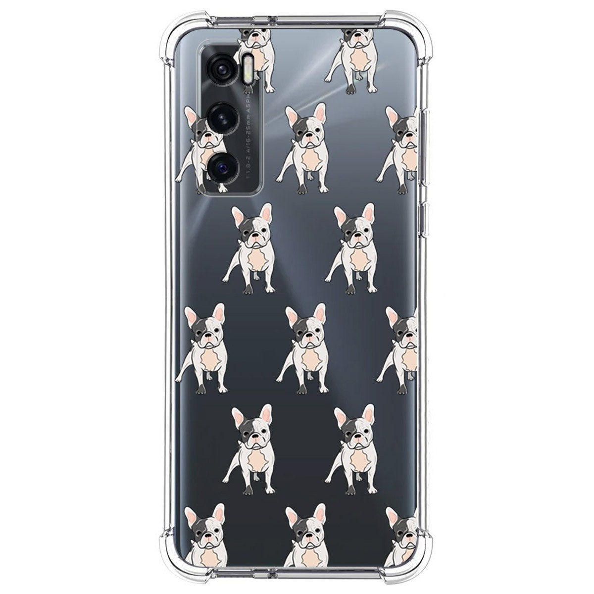 Funda Silicona Antigolpes para Vivo Y70 diseño Perros 12 Dibujos