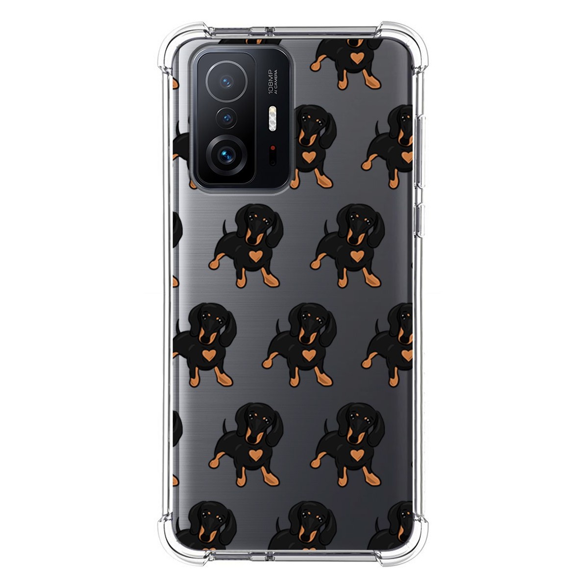Funda Silicona Antigolpes para Xiaomi 11T 5G / 11T Pro 5G diseño Perros 10 Dibujos