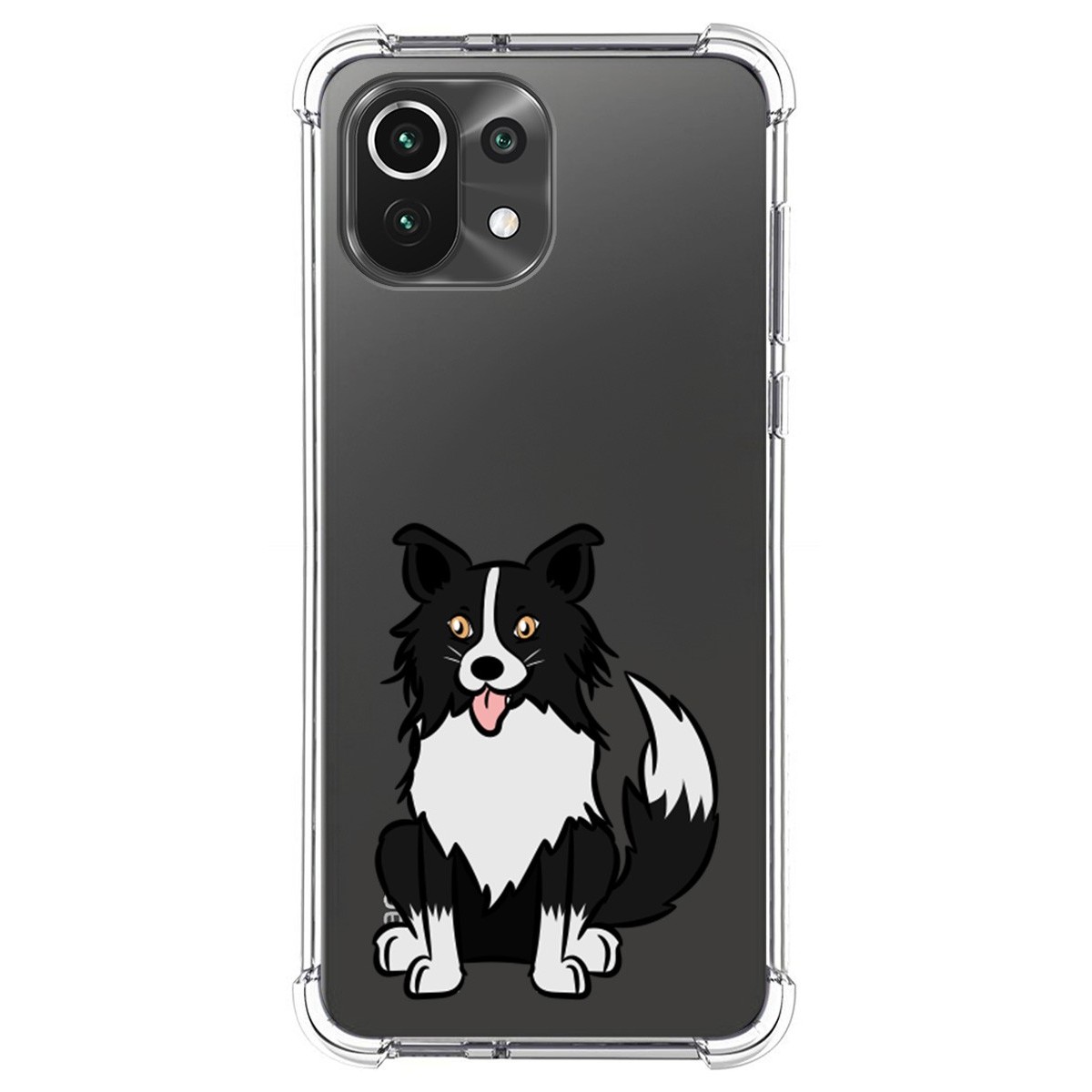 Funda Silicona Antigolpes para Xiaomi Mi 11 Lite 4G / 5G / 5G NE diseño Perros 01 Dibujos