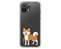 Funda Silicona Antigolpes para Xiaomi Mi 11 Lite 4G / 5G / 5G NE diseño Perros 02 Dibujos