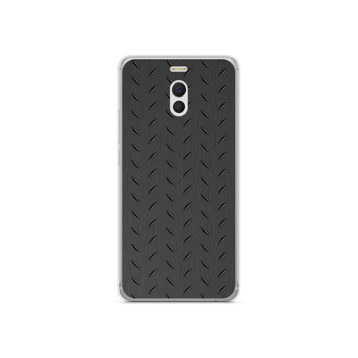 Funda Gel Tpu para Meizu M6 Note Diseño Metal Dibujos