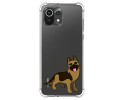 Funda Silicona Antigolpes para Xiaomi Mi 11 Lite 4G / 5G / 5G NE diseño Perros 03 Dibujos