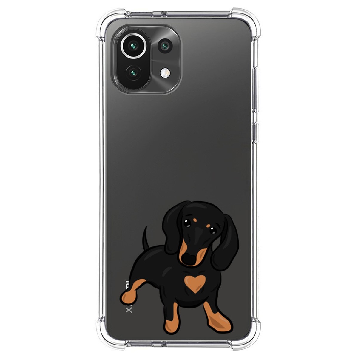 Funda Silicona Antigolpes para Xiaomi Mi 11 Lite 4G / 5G / 5G NE diseño Perros 04 Dibujos