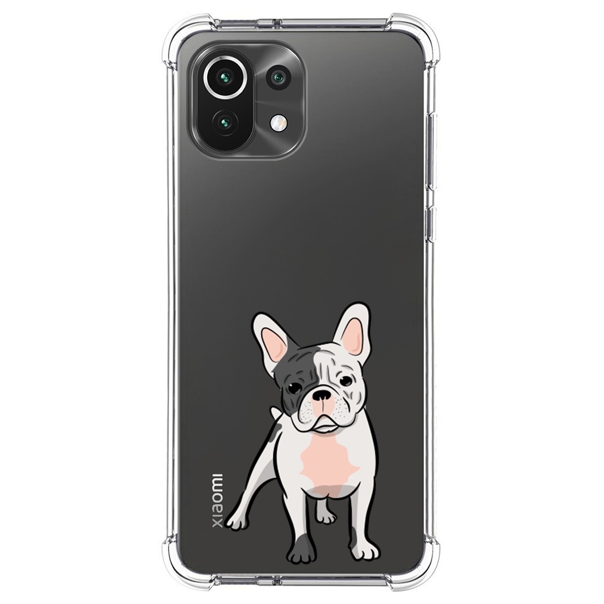 Funda Silicona Antigolpes para Xiaomi Mi 11 Lite 4G / 5G / 5G NE diseño Perros 06 Dibujos