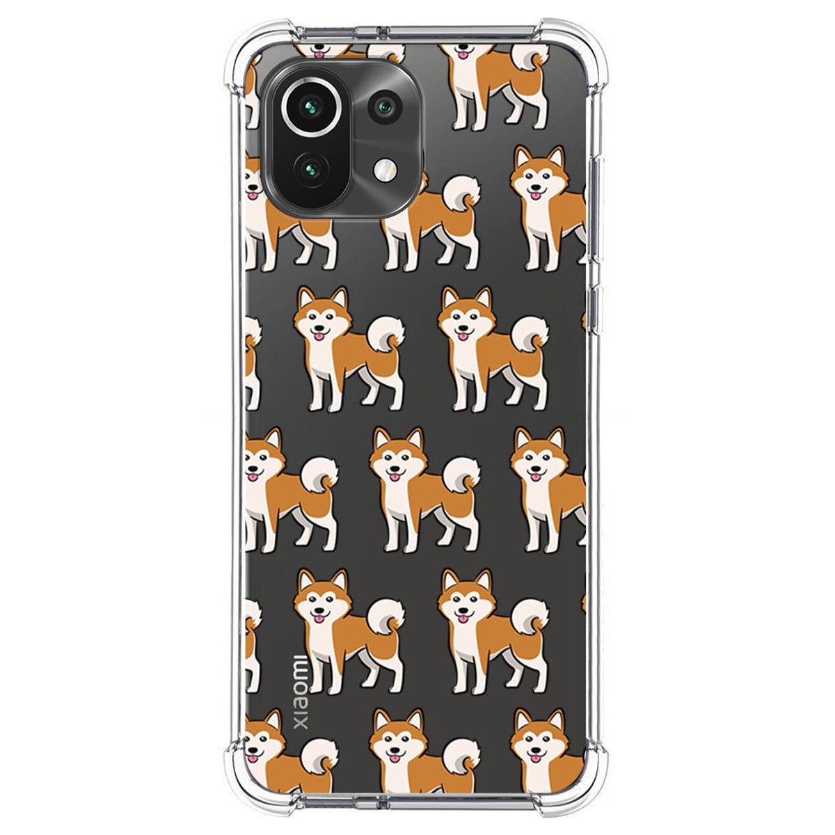 Funda Silicona Antigolpes para Xiaomi Mi 11 Lite 4G / 5G / 5G NE diseño Perros 08 Dibujos