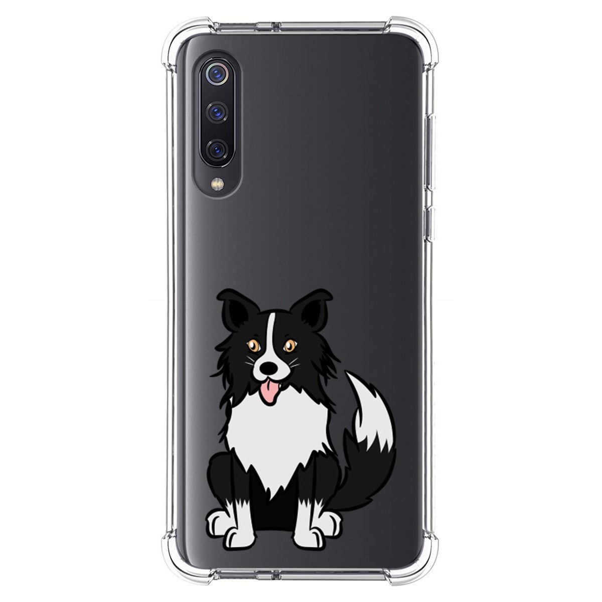 Funda Silicona Antigolpes para Xiaomi Mi 9 diseño Perros 01 Dibujos