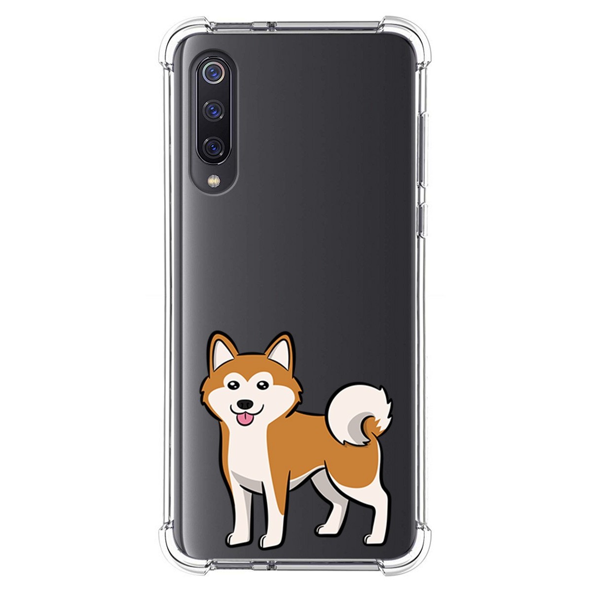 Funda Silicona Antigolpes para Xiaomi Mi 9 diseño Perros 02 Dibujos