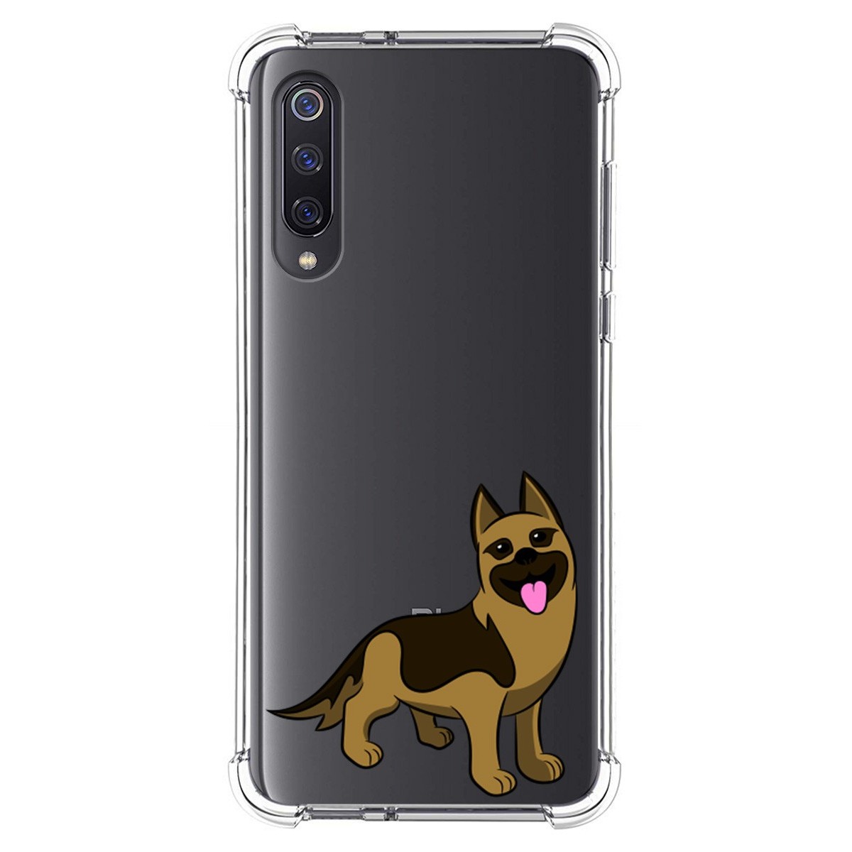 Funda Silicona Antigolpes para Xiaomi Mi 9 diseño Perros 03 Dibujos