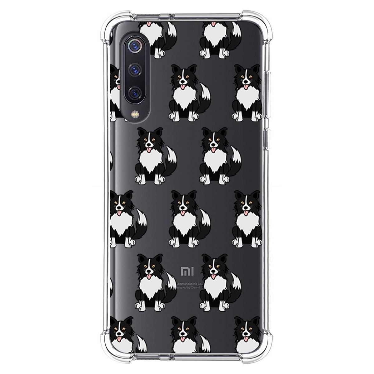 Funda Silicona Antigolpes para Xiaomi Mi 9 diseño Perros 07 Dibujos