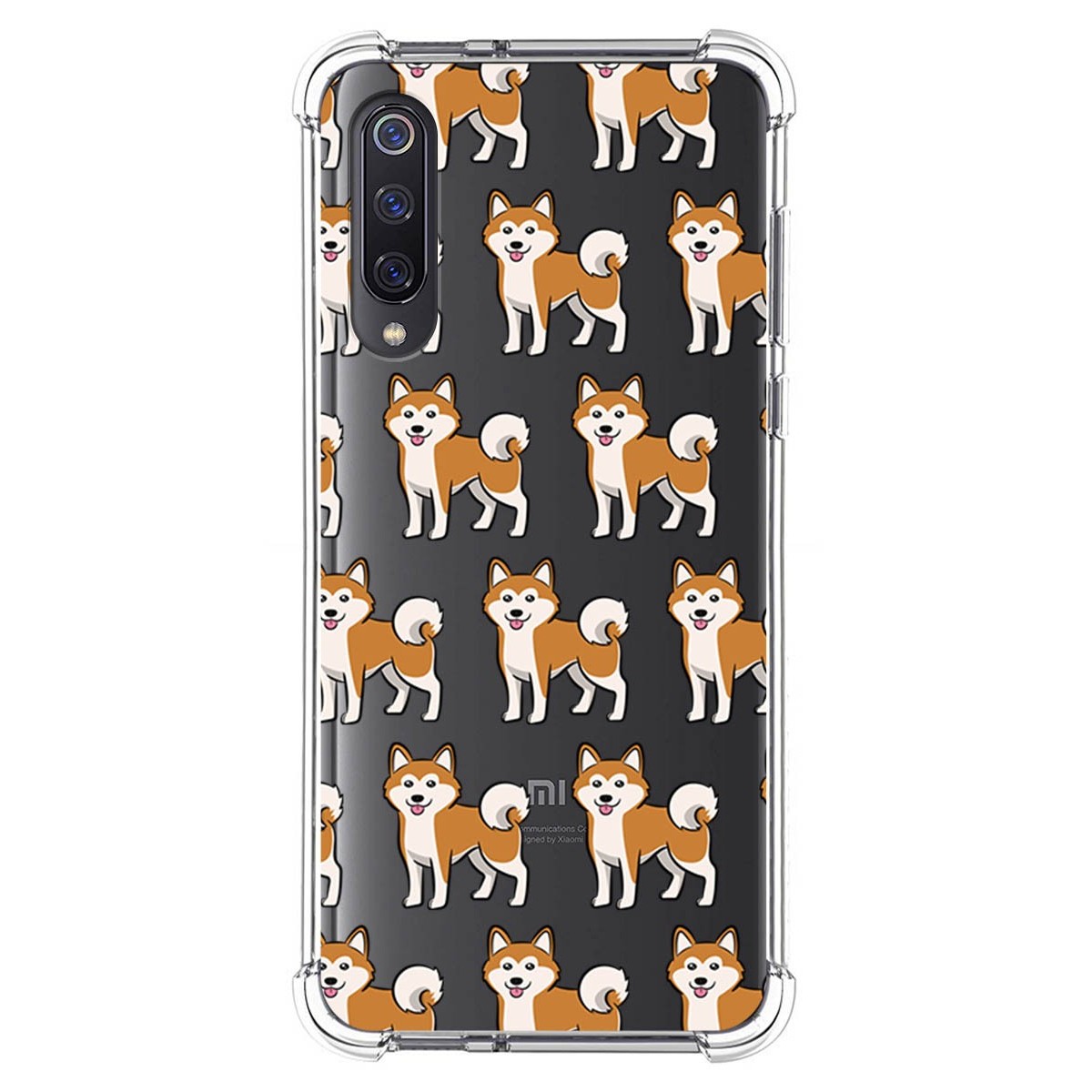 Funda Silicona Antigolpes para Xiaomi Mi 9 diseño Perros 08 Dibujos