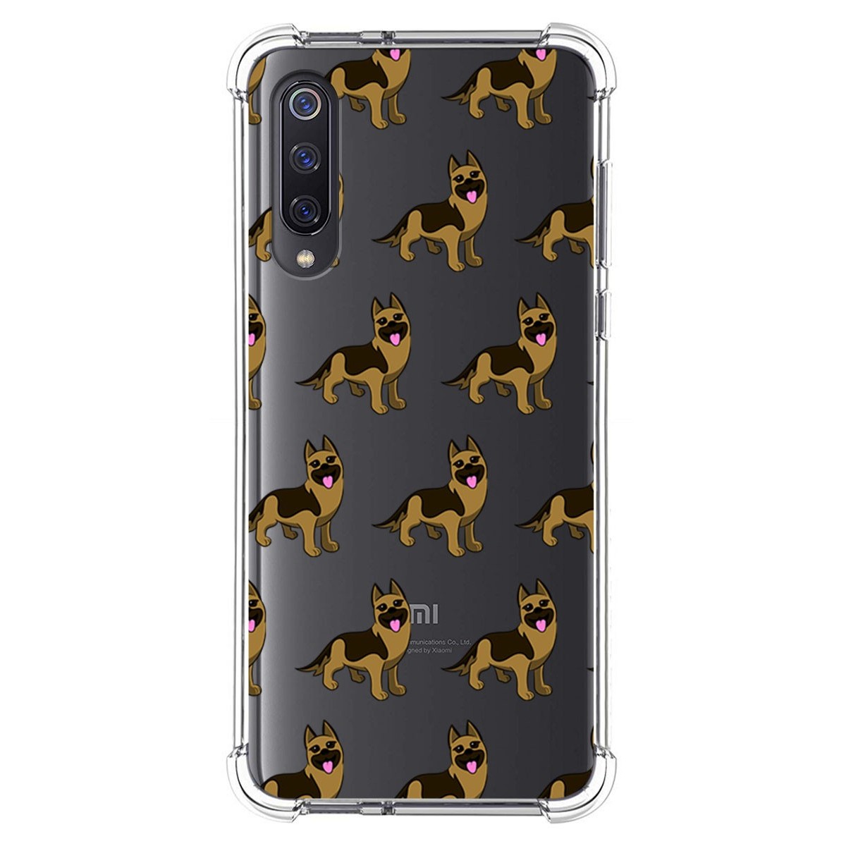 Funda Silicona Antigolpes para Xiaomi Mi 9 diseño Perros 09 Dibujos