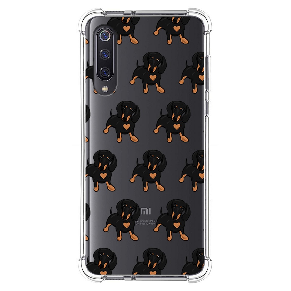 Funda Silicona Antigolpes para Xiaomi Mi 9 diseño Perros 10 Dibujos