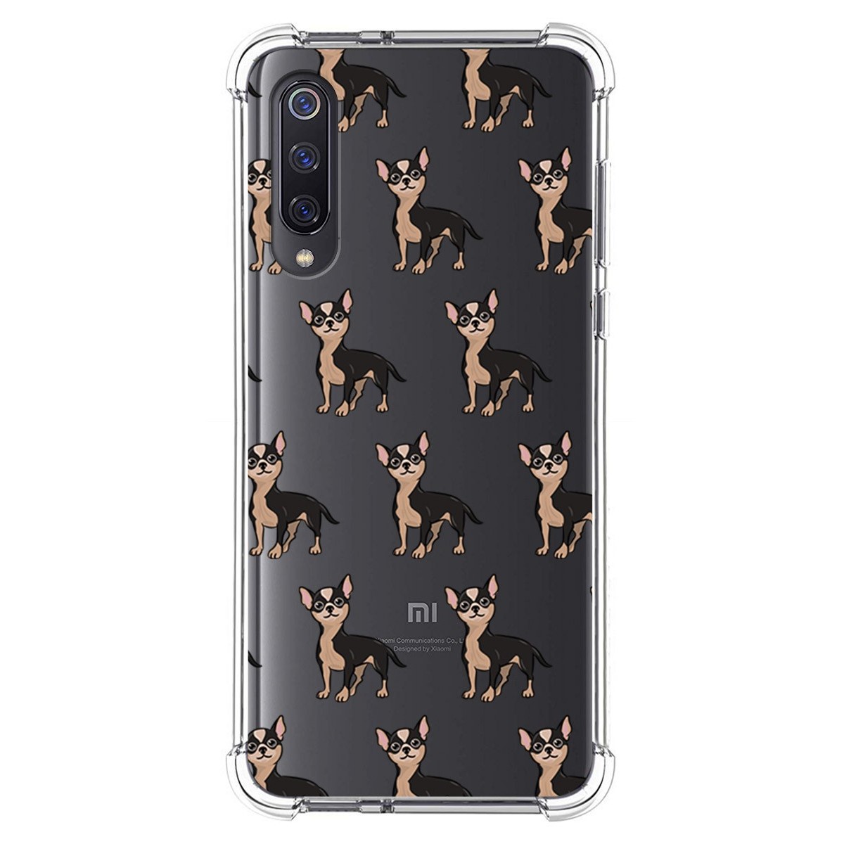 Funda Silicona Antigolpes para Xiaomi Mi 9 diseño Perros 11 Dibujos