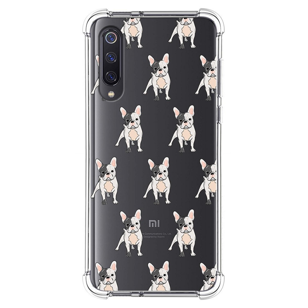 Funda Silicona Antigolpes para Xiaomi Mi 9 diseño Perros 12 Dibujos