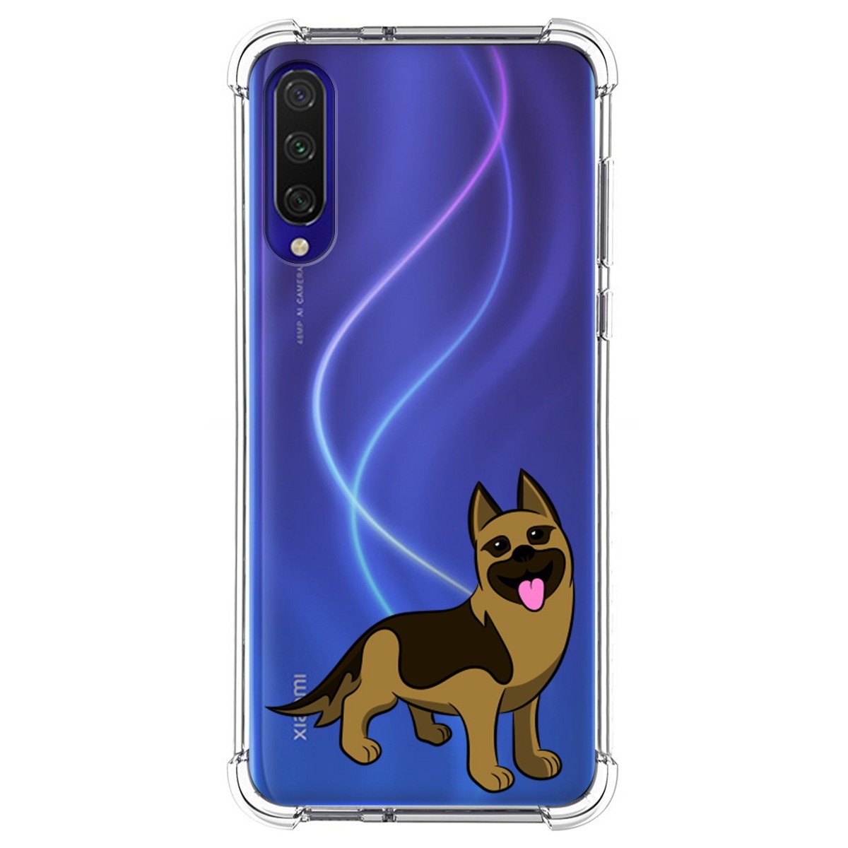 Funda Silicona Antigolpes para Xiaomi Mi 9 Lite diseño Perros 03 Dibujos